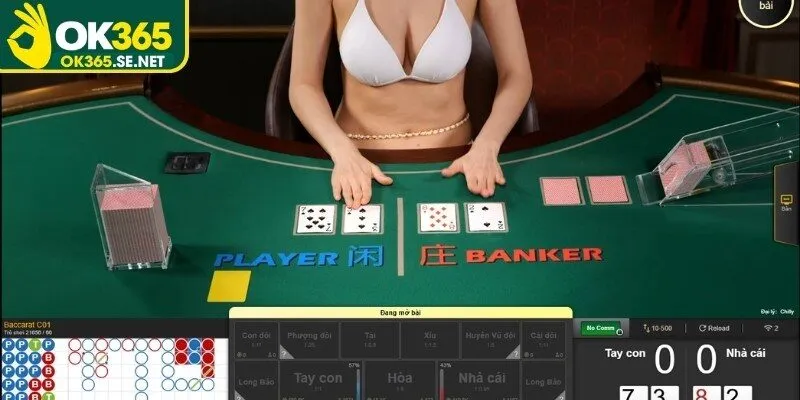 Ưu điểm khi tham gia vào game baccarat tại Ok365